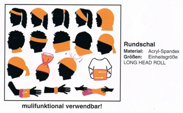 Rundschal schwarz