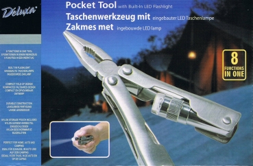 Pocket - Tool + LED - Taschenlampe
