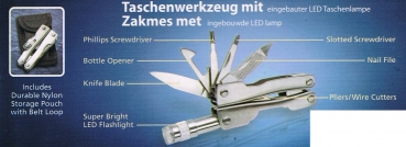 Preview: Pocket - Tool + LED - Taschenlampe