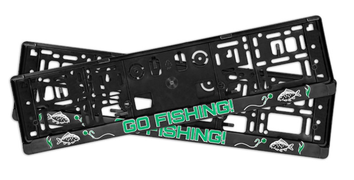 ASS Outdoor - Kfz-3D Kennzeichenhalter GoFishing!