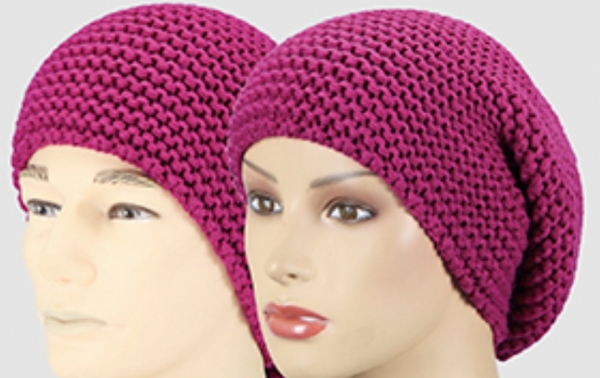 Strickmütze fuchsia