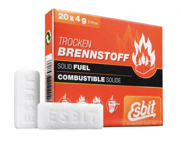 Esbit Trockenbrennstoff-Tabletten 20x4 g