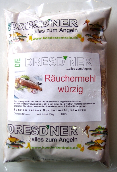 Räuchermehl würzig mit Wacholder