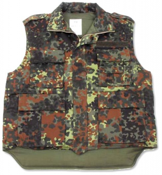Rangerweste - US Steppweste - flecktarn