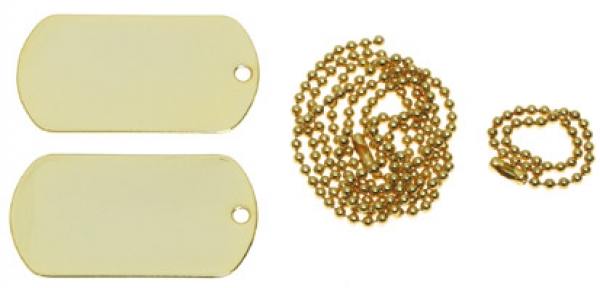 DOG TAG - Set gold